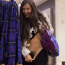 Caroline Ray at the mall